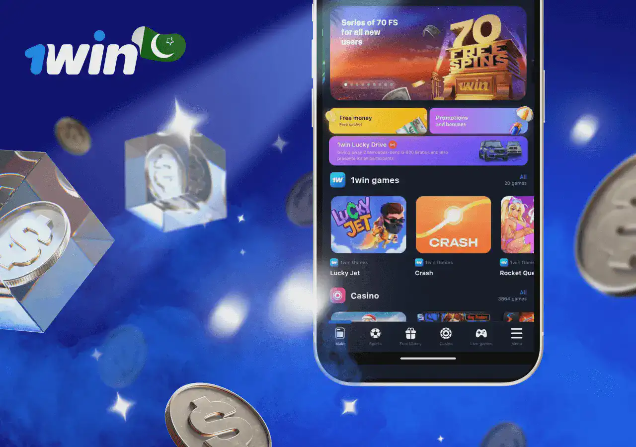 1win app features