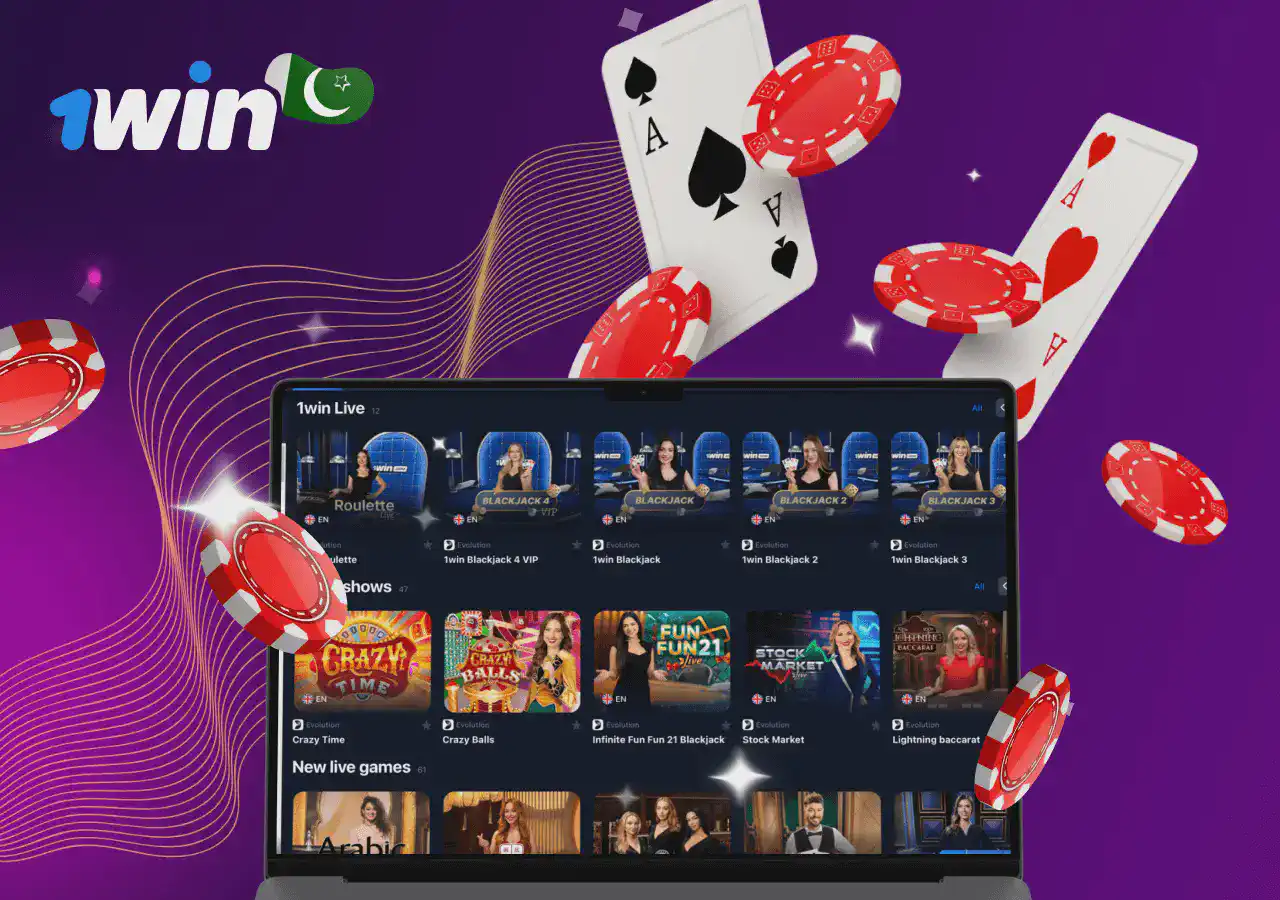 1win online casino live options