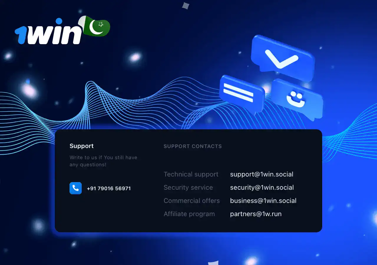 options for contacting 1win support