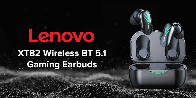Lenovo Xt82 Earbuds Price & Review in Pakistan - Best Budget Gaming Earbuds With Battery Display Case