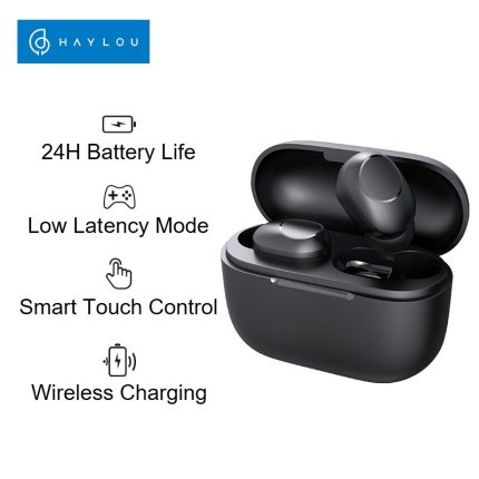 Haylou GT5 Wireless Charging Bluetooth Earphones AAC HD Stereo Sound Wearing Detection