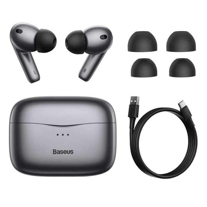 Baseus S2 TWS ANC True Wireless Earphones Bluetooth Support Wireless Charging Noise Reduction Active Noise Cancelling