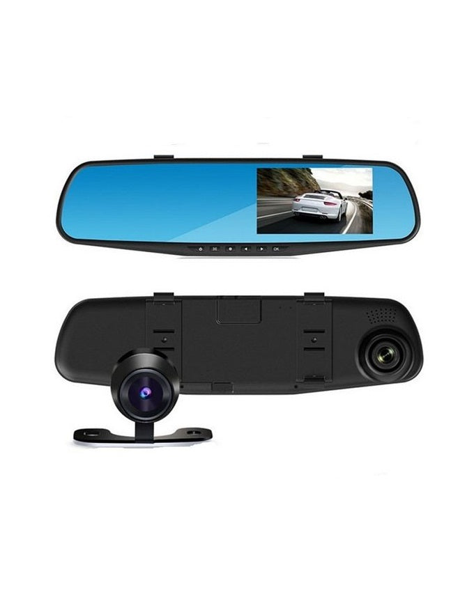 Car Dvr Mirror Dual Camera Front-Back 1080p