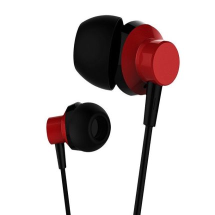Remax RM-512 Newest Stereo Wired Music Earphone with Microphone - Red