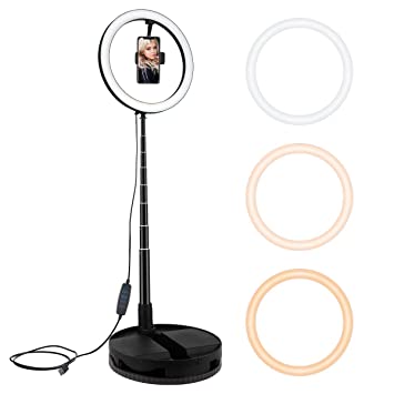 Stretchable 26CM LED Ring Lights USB Annular Lamp with 168cm stand Photo Studio Photography light for Live YouTube Fill Light