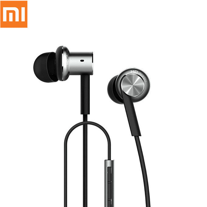 Xiaomi Hybrid Pro Dual Drivers Wired Control Earphone Headphone With Mic - Silver