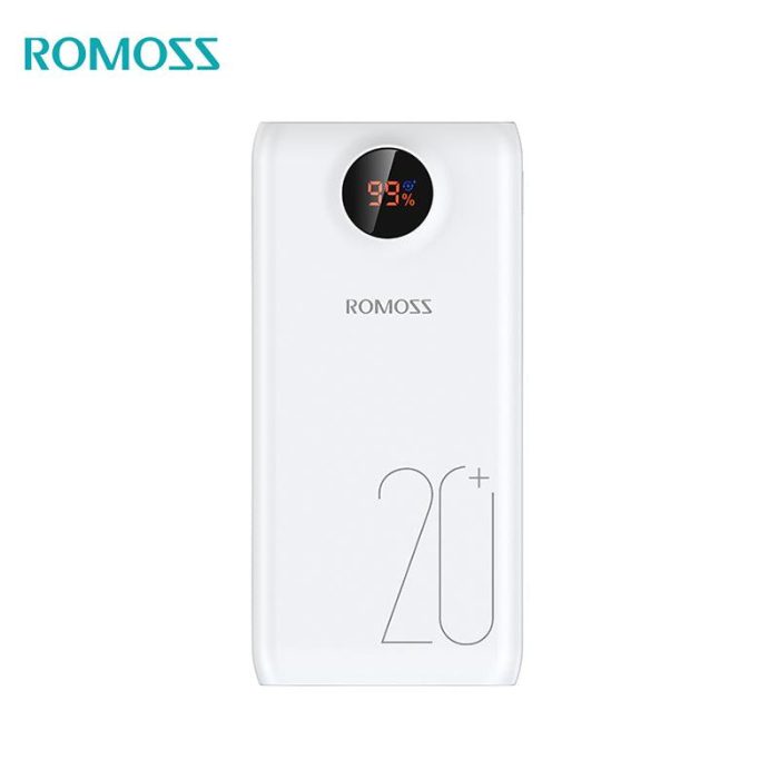 ROMOSS SW20 Pro 20000mAh Portable Power Bank PD 3.0 Fast Charging With LED Display