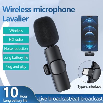 Remax K03 Type-C live Noise reduction portable mini wireless microphone