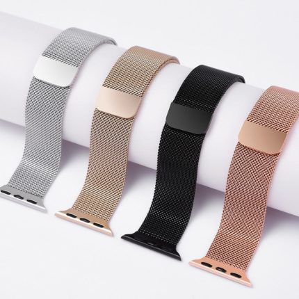 42-44MM Straps Metal Magnetic Milanese Loop Band For Series Watch Mix Color