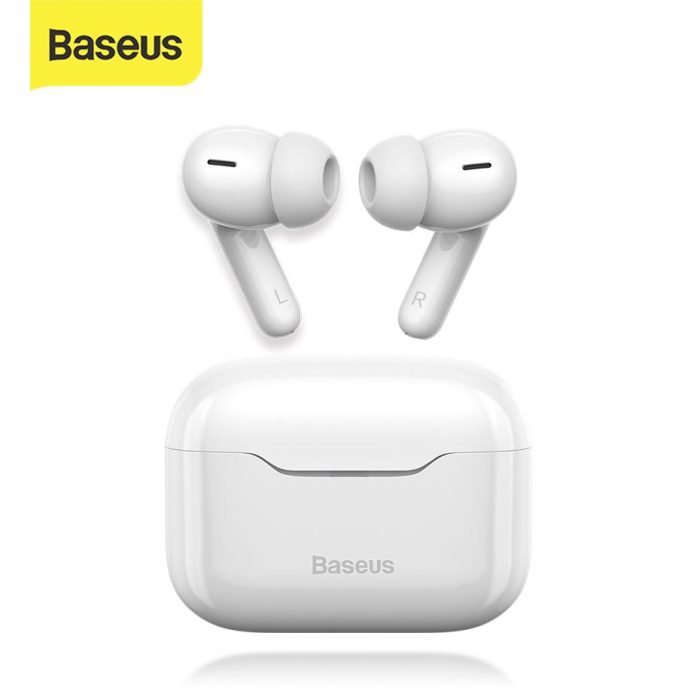Baseus S1 TWS Wireless Earphones Headphones ANC Active Noise Cancellation Stereo Touch Bluetooth Earphone Earbuds