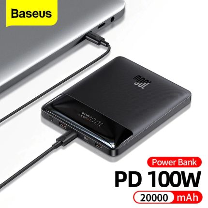 Baseus 100W Power Bank 20000mAh Type C PD Fast Charging Powerbank