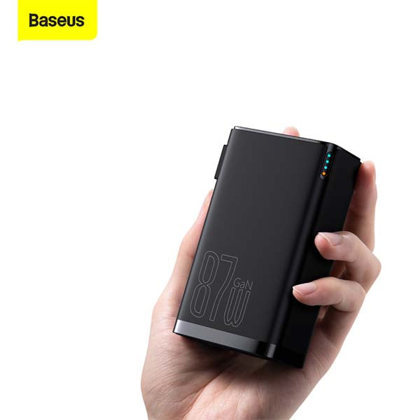 Baseus 87W GaN 4 2-in-1 power bank-charger 10000mAh standard version (with Type-C to Type-C 100W data cable)