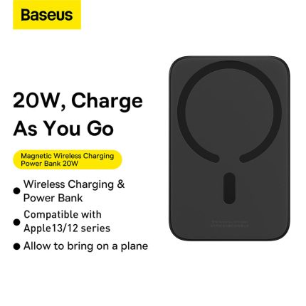 Baseus 20W Magsafe Magnetic Wireless Charging 6000mAh Power Bank