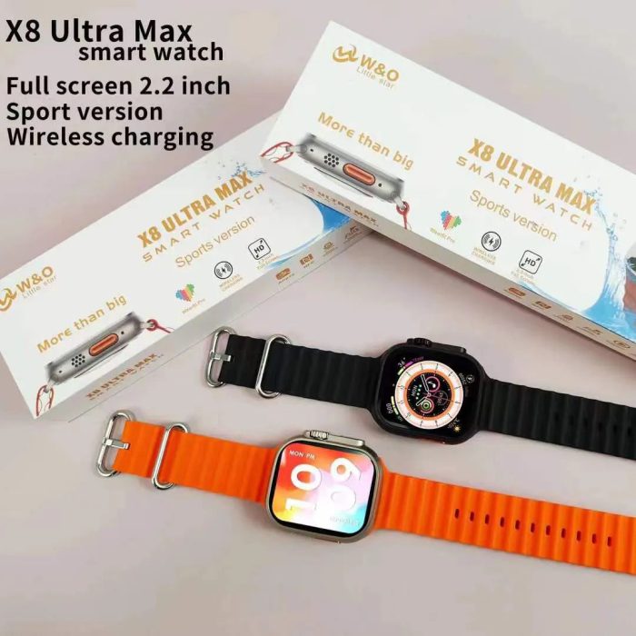 W&O X8 Ultra Max Smartwatch 49mm Full Screen