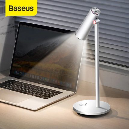 Baseus i-wok Stepless Dimmable Desk Lamp Table Reading light Eye Protection LED Desk Lamp USB Rechargeable Work Study Table Lamp