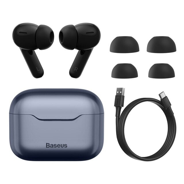 Baseus S1 Pro Wireless Earphone ANC Noise Cancellation Earphones Headphones SBC AAC TWS Bluetooth 5.1 Earbuds