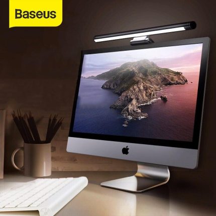 Baseus i-work series USB stepless dimming screen hanging light black (DGIWK-01)
