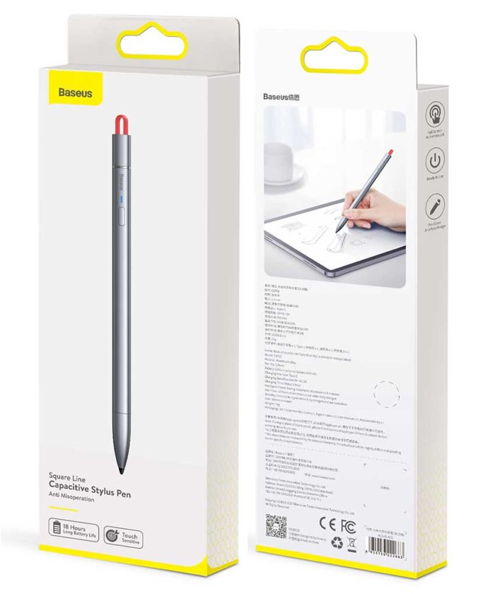 Baseus Square Line Capacitive Stylus Pen (Anti Misoperation)