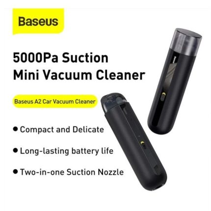Baseus CRXCQA2 5000Pa Mini Car Vacuum Cleaner-Black