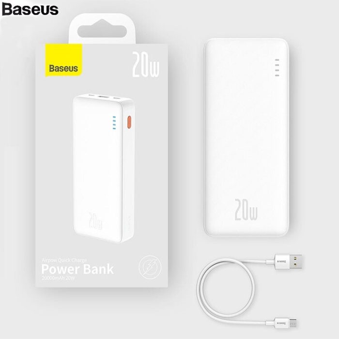 Baseus Airpow 20000mAh 20W Fast Charging Power Bank