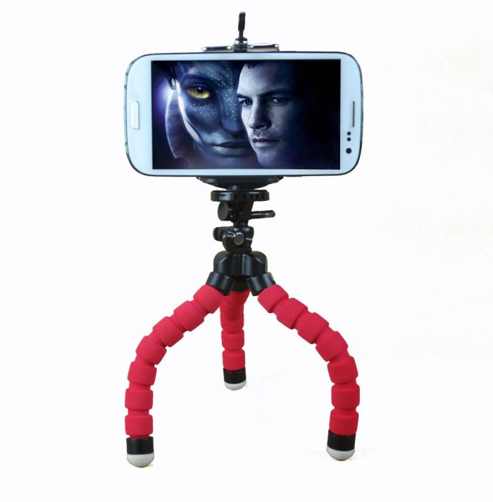 Flexible Octopus Tripod Stand Small - Red
