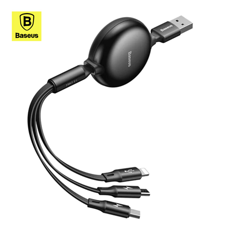 Baseus Little Octopus 3in1 Cable MicroUSB, USB-C and Lightning