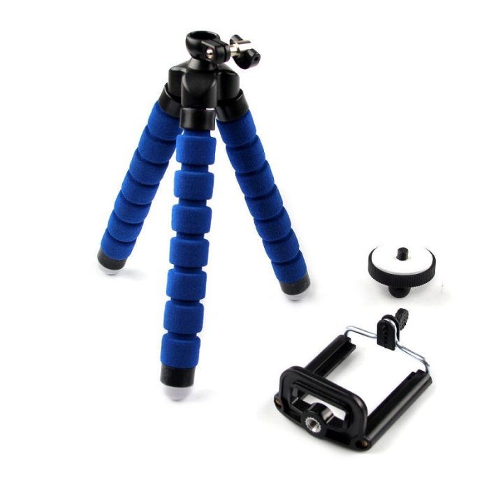Flexible Octopus Tripod Stand Large - Blue