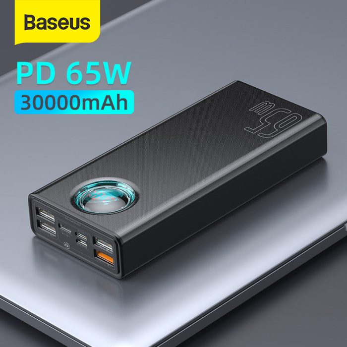 Baseus Amblight 30000 mAh 65W Powerbank PD 3.0 Quick Charge