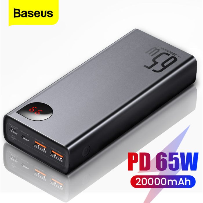 Baseus Adaman Digital Display Quick Charge Power Bank 20000mAh 65W