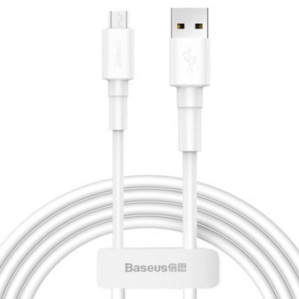 Baseus CAMSW-E02 Mini White Cable USB For Micro 4A 2m White
