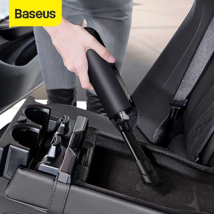 Baseus CRXCQA2 5000Pa Mini Car Vacuum Cleaner-Black