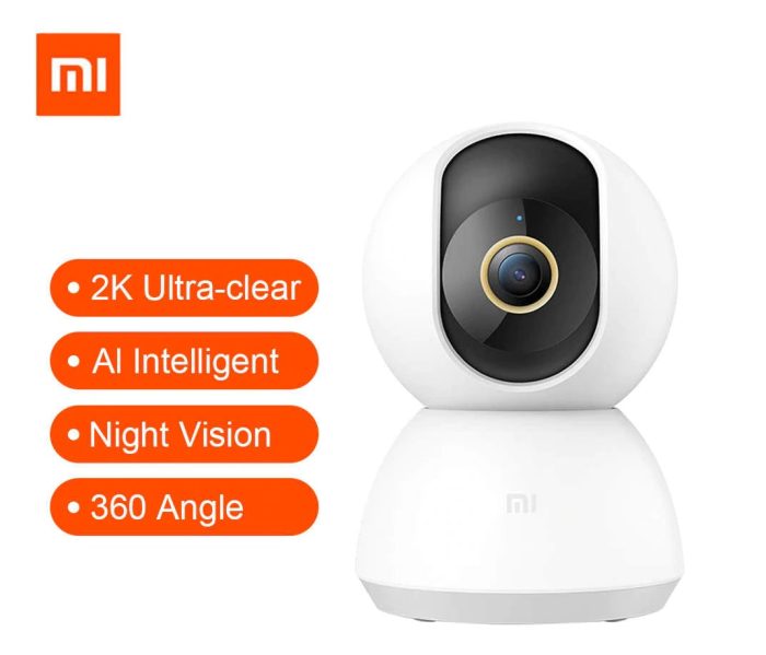 Xiaomi Mijia Smart IP Camera 2K 360 Angle Video CCTV WiFi Night Vision Wireless Webcam Security Cam View Baby Monitor
