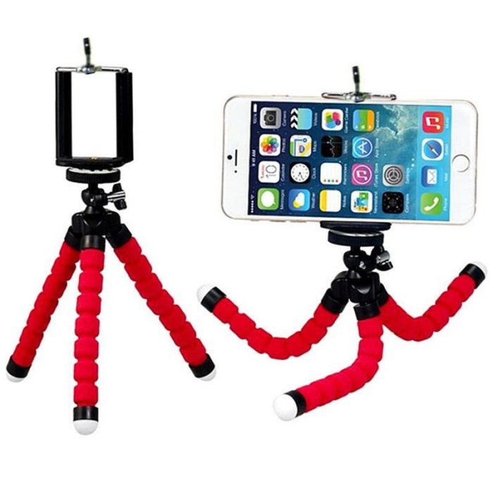 Flexible Octopus Tripod Stand Small - Red