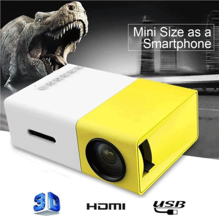 YG300 Full HD 1080P Mini Portable Home Theater Cinema LED Projector For Video Media Player