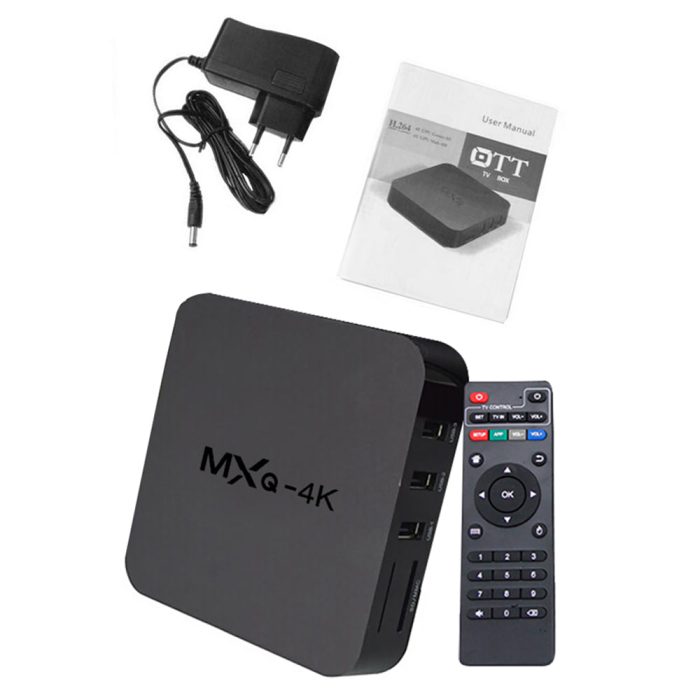 MXQ Android Smart TV Box - 4K Quad Core - 1G+8G