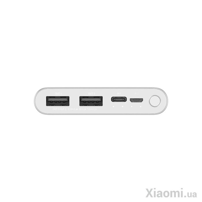Xiaomi Mi Power Bank 3 10000mAh Two-way Quick Charge 18W QC3.0 USB-C Type-C Dual Input Output PLM13ZM 2019 PowerBank