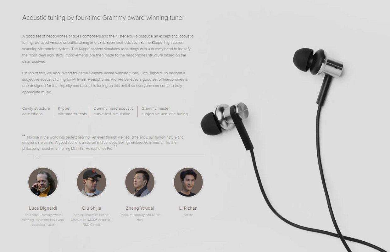 Xiaomi Hybrid MI IV  in-ear Earphones Pro Dual Drivers