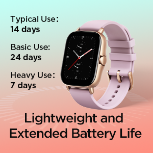 Lightweight and Extended Battery Life