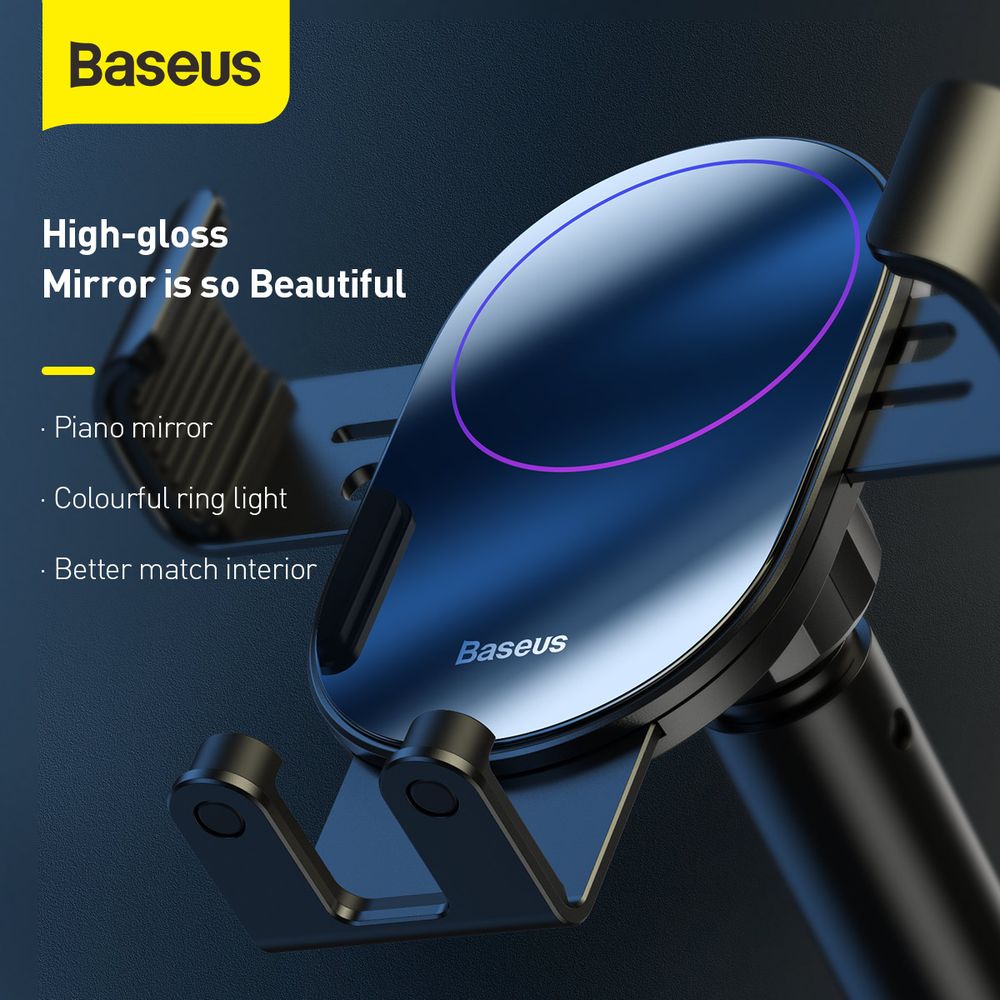 Baseus Car Mount Simplism Gravity Phone holder with suction base Black (SUYL -JY01)