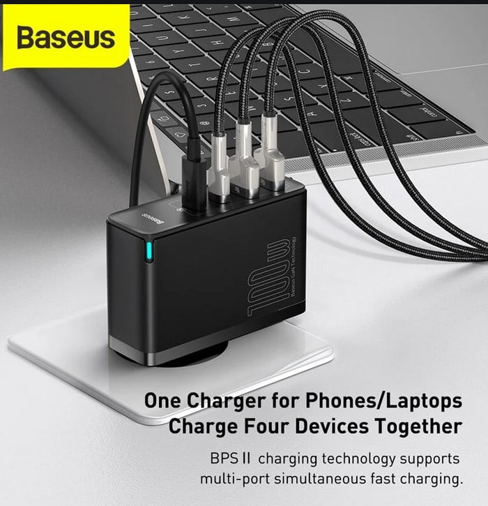 Baseus 100W GaN2 Pro CCGAN100cn USB Type C PD Fast Charger CCGAN2P-M01 US  -45days Warranty – Baseus.com.bd | Baseus Official Online Store In  Bangladesh